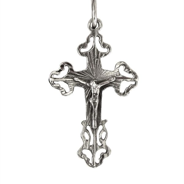 ornamental Greek Catholic cross slavic pendant 16 | Atlantis Gold