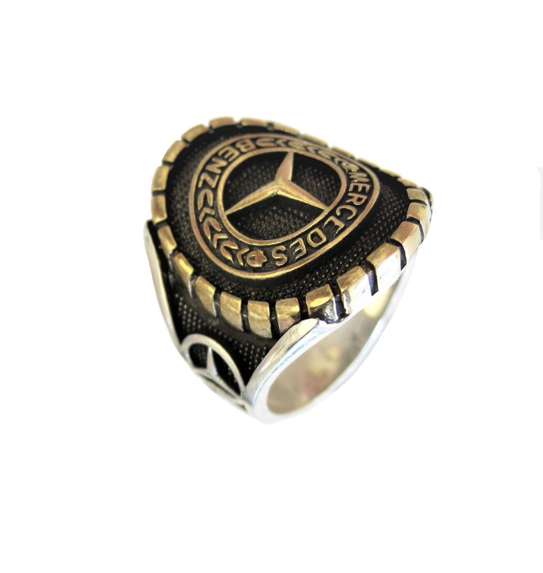 925 Silver - Ring - Mercedes-Benz enameled 925 Silver Ring - Catawiki