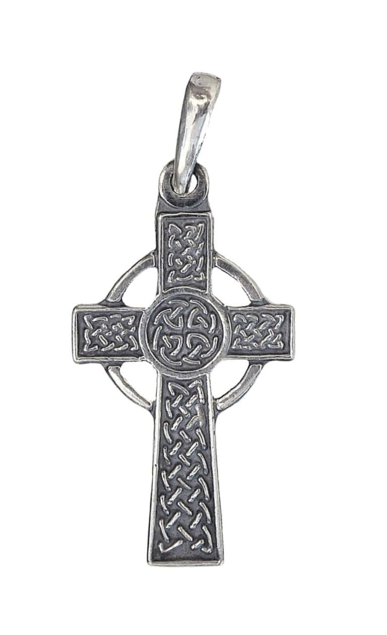 King Of Glory medal cross Crucifix prayer - Atlantis Gold