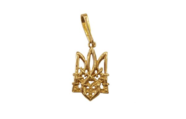 Ukrainian Gold Pendant Trident